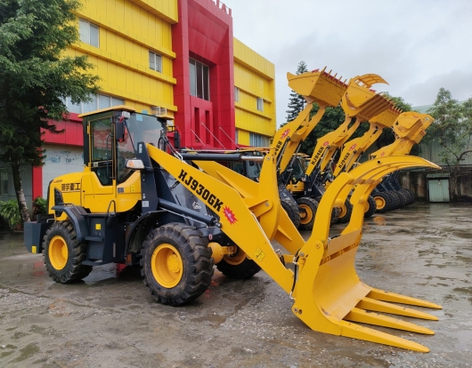 Máy xúc lật kẹp gỗ HJ930GK