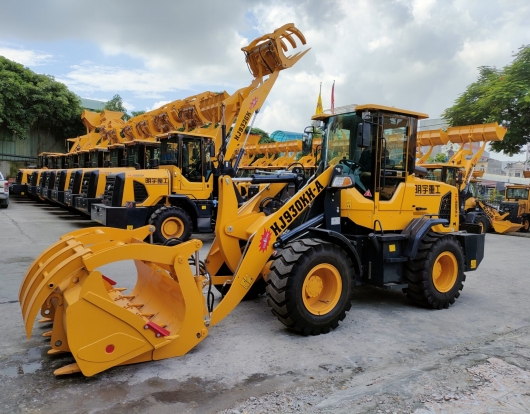 Máy xúc lật Kẹp Gỗ HJ930KH