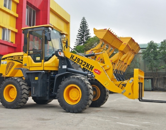 Máy xúc lật Kẹp Gỗ HJ932KH