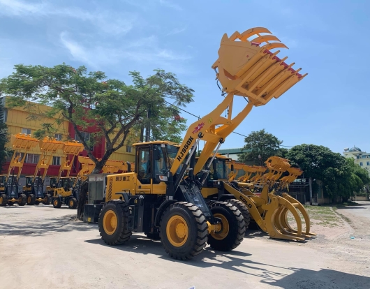 Máy xúc lật Kẹp Gỗ HJ950K